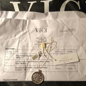 Silver MeganBo Designs - The Buddha Wheel Necklace